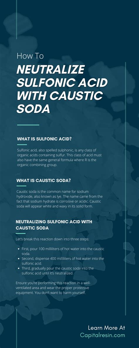 what neutralizes caustic soda.